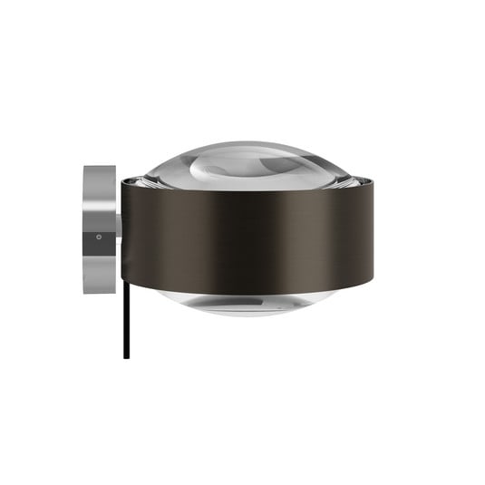 Puk! 120 Wall LED-Spot Linsen klar braun/chrom