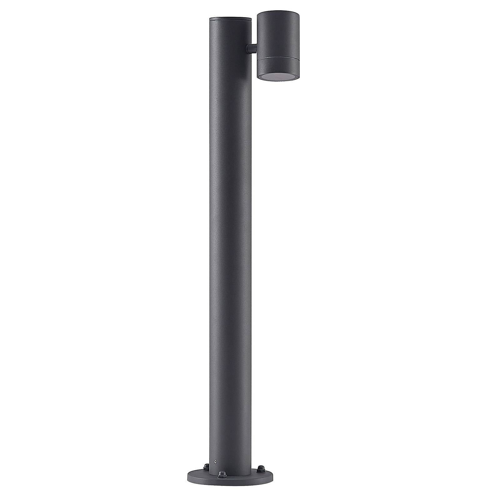 Lucande Maloney bollard light, one-bulb, 75 cm, die-cast aluminium, GU10, 5 W, H: 75 cm