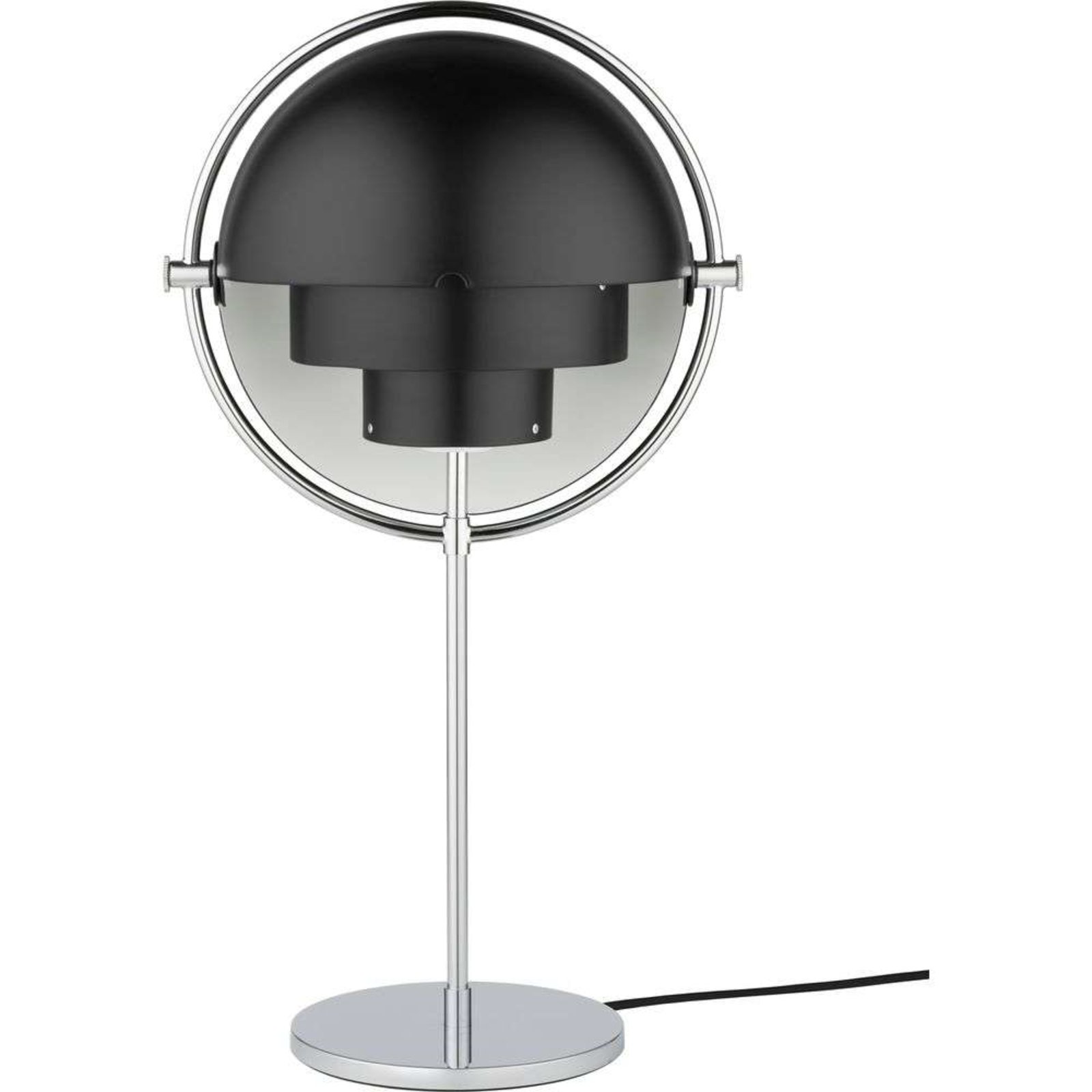 Multi-Lite Bordslampa Chrome/Black - GUBI