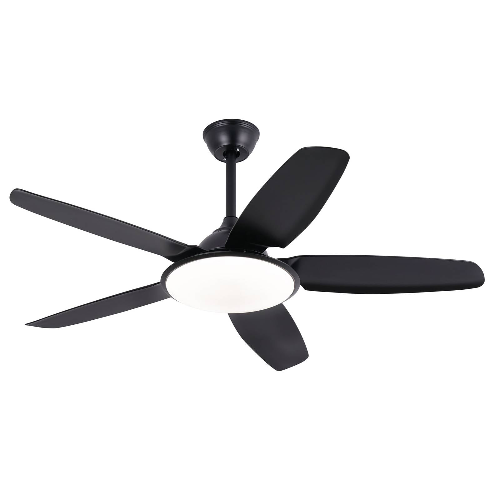 Starluna Ausan LED-takfläkt, CCT, svart