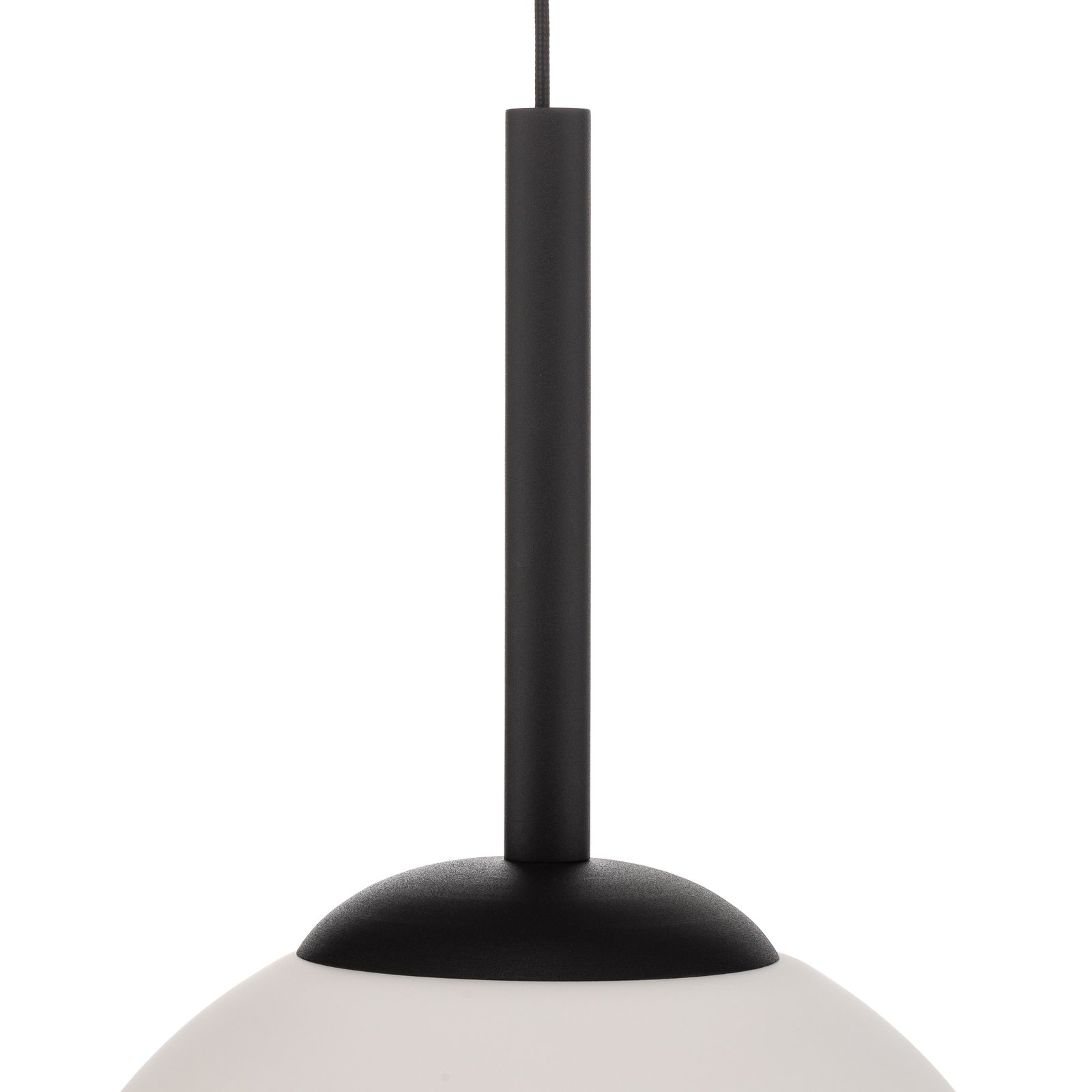 Riippuvalo Bosso, 1-lamppuinen, valko/musta, 40 cm