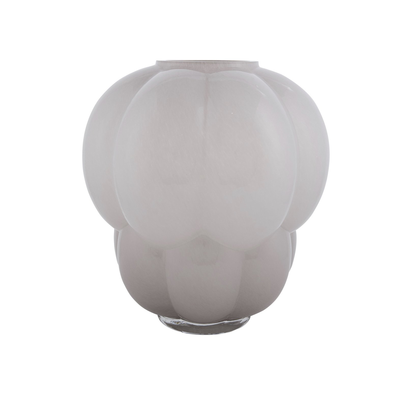 AYTM Uva vase, Ø 32 cm, dove grey, glass, mouth-blown