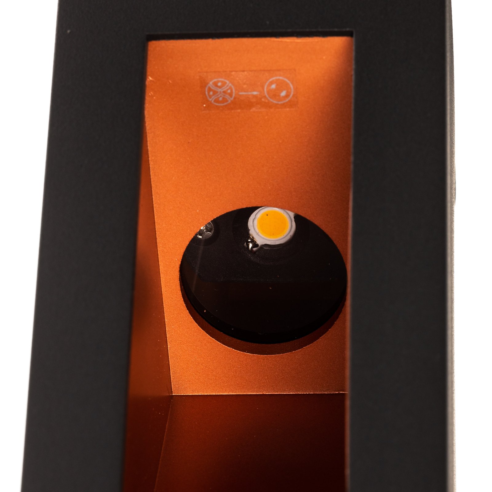 Jenke Buiten Tuinlamp Graphite/Matt Gold - Lucande