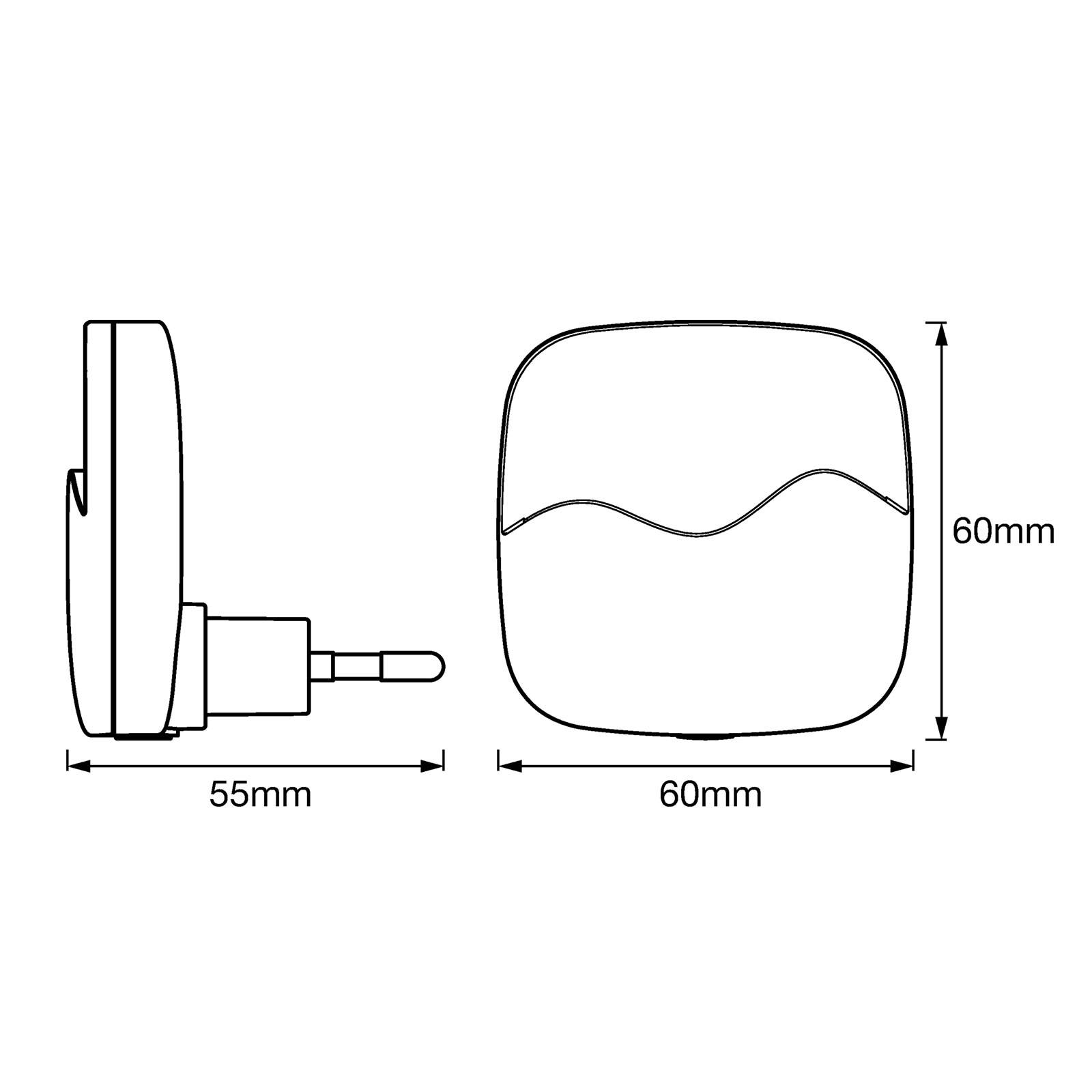 LEDVANCE Lunetta Wave veilleuse LED capteur