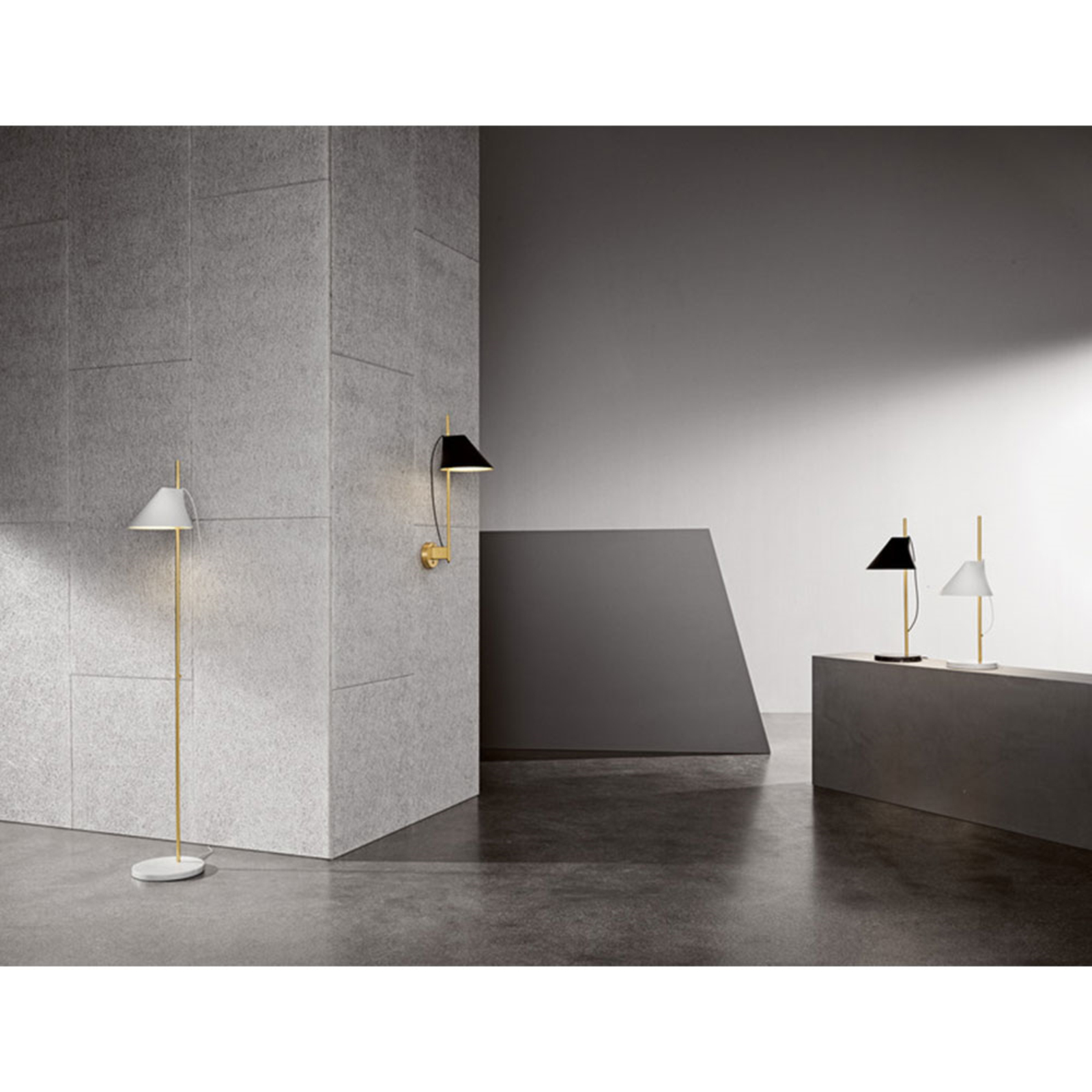 Yuh Table Lamp White/Brass - Louis Poulsen