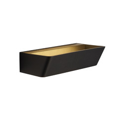 Applique a LED Altea, larghezza 22 cm, nero, up/down, alluminio