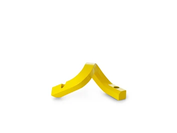 Crooked Porte-bougies Two Jaune - Normann Copenhagen