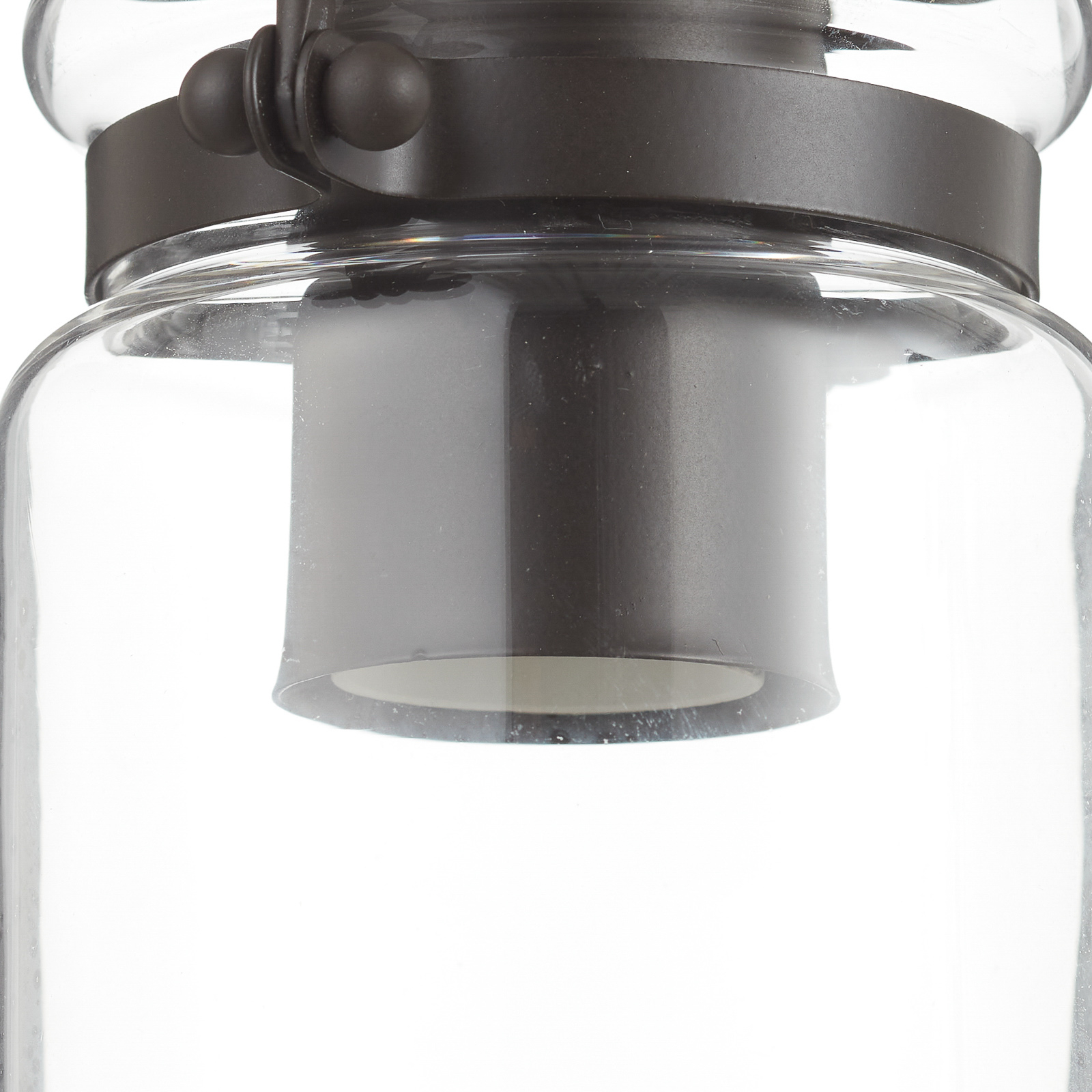 Brinley hængelampe, glas, 1 lyskilde