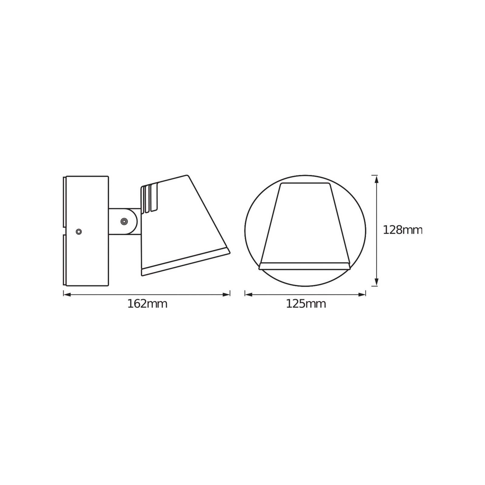 OSRAM LED-Außenwandlampe ENDURA STYLE MIDI, dunkelgrau, IP44