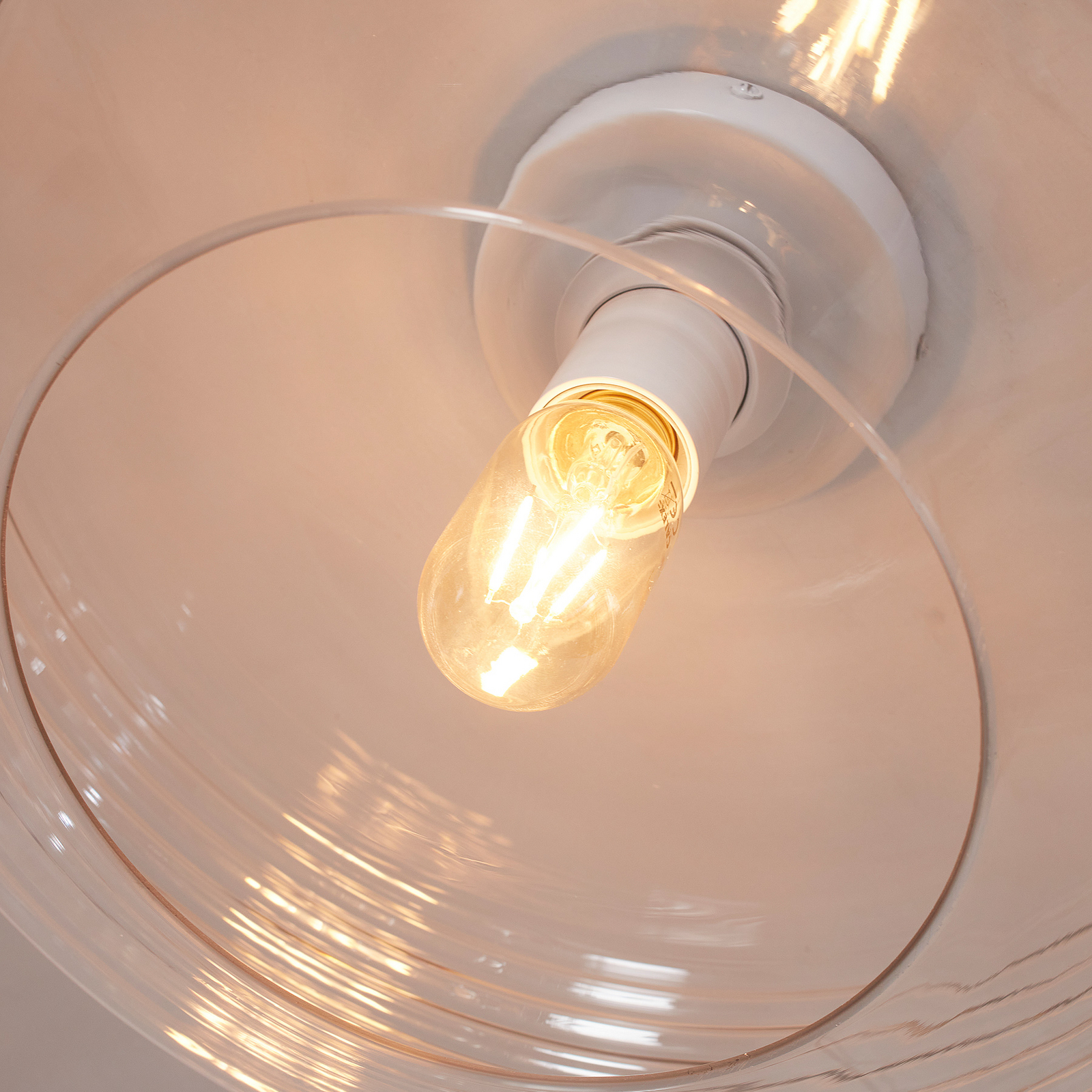 IT'S ABOUT ROMI Verona stropna lampa, prozirno staklo, E27