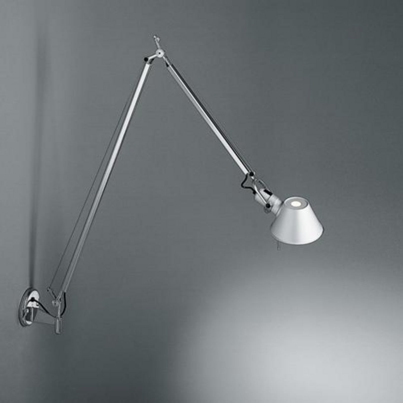 Tolomeo Braccio LED Væglampe Alu Artemide - Kontor / arbejdsværelse - Design - Aluminium