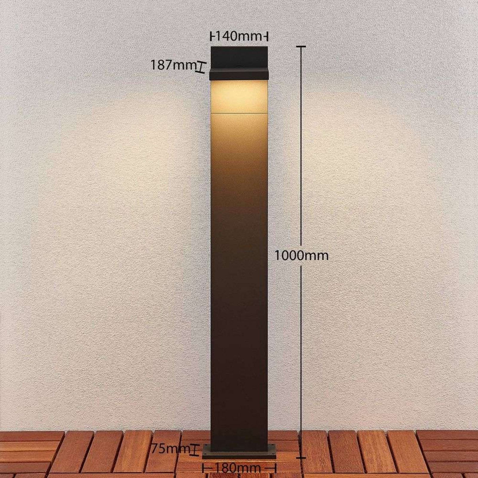 Silvan LED Garden Lamp H100 Graphite - Lucande