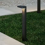 Bolardo luminoso LED solar Rica Square, angular