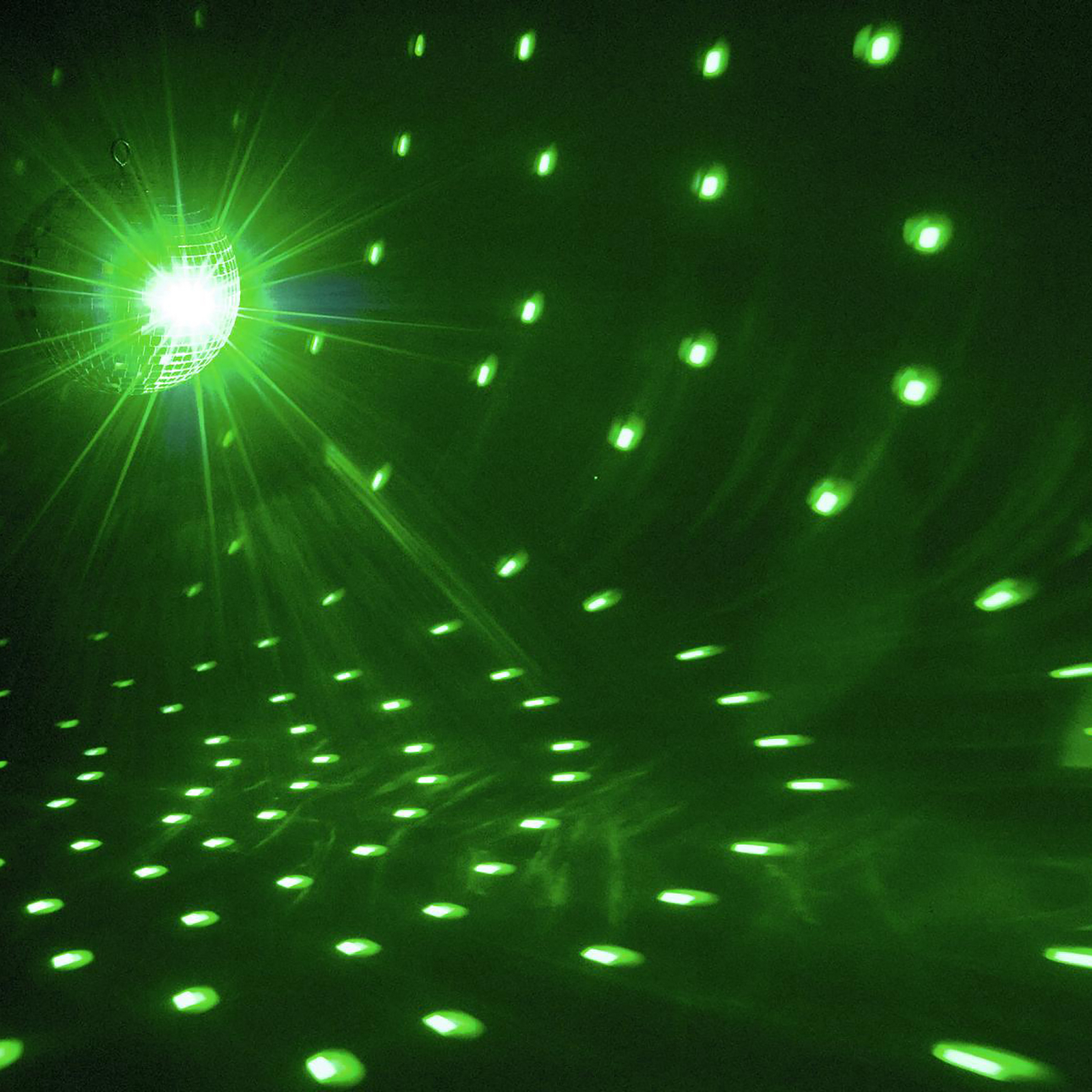 EUROLITE mirror ball set with RGB LED spot