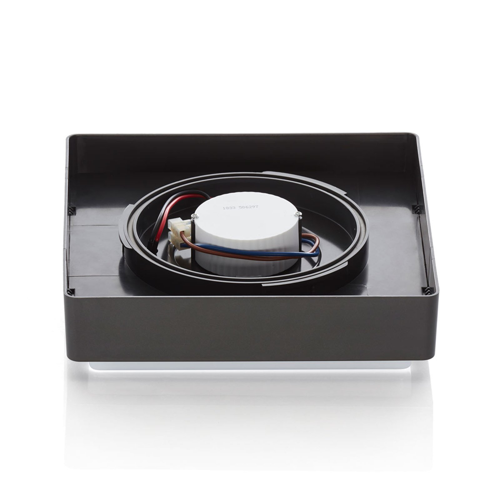 Nermin Square LED Außenwandleuchte IP65 Dark Grey/White - Lindby