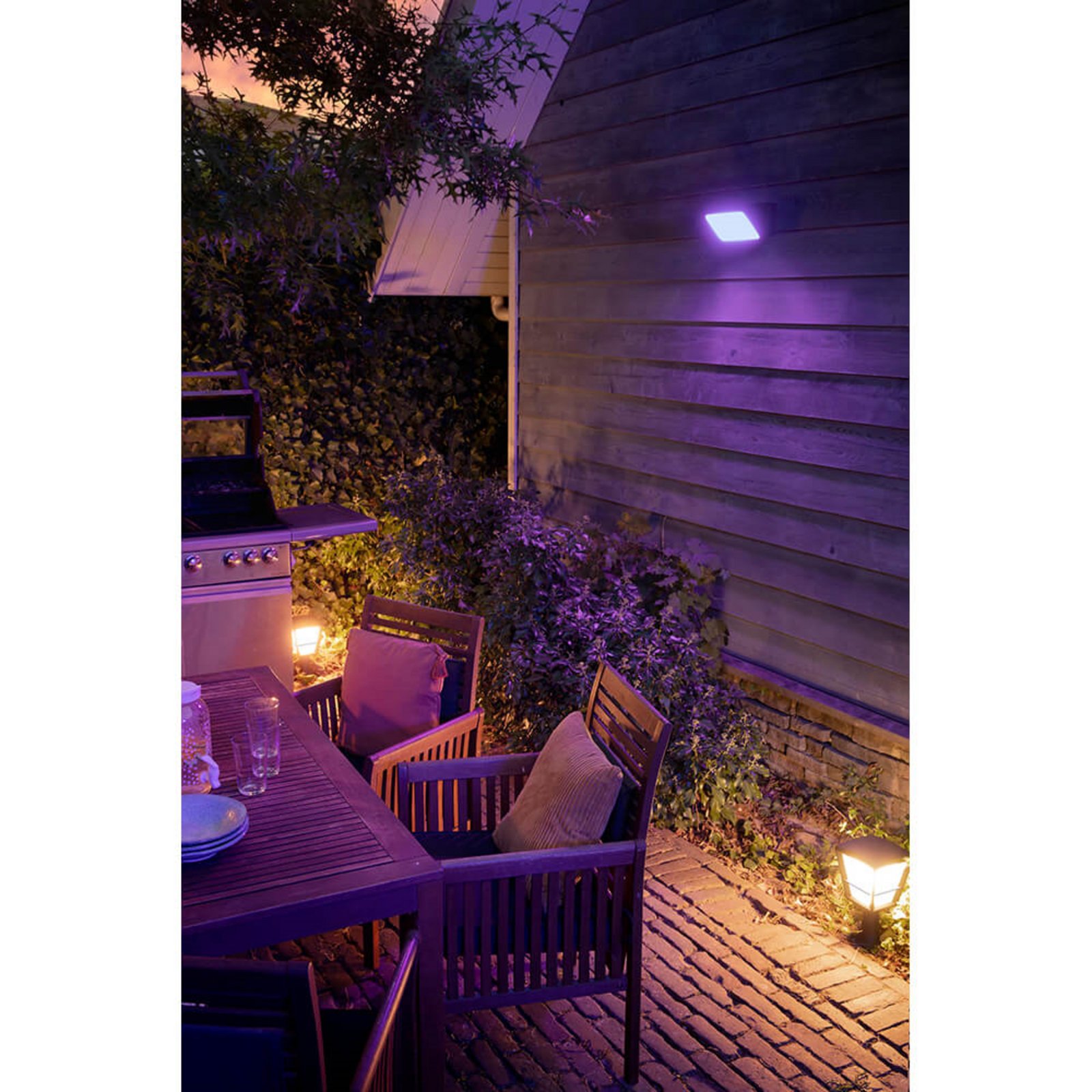 Econic Udendørs Bedlampe Low White/Color Amb. - Philips Hue