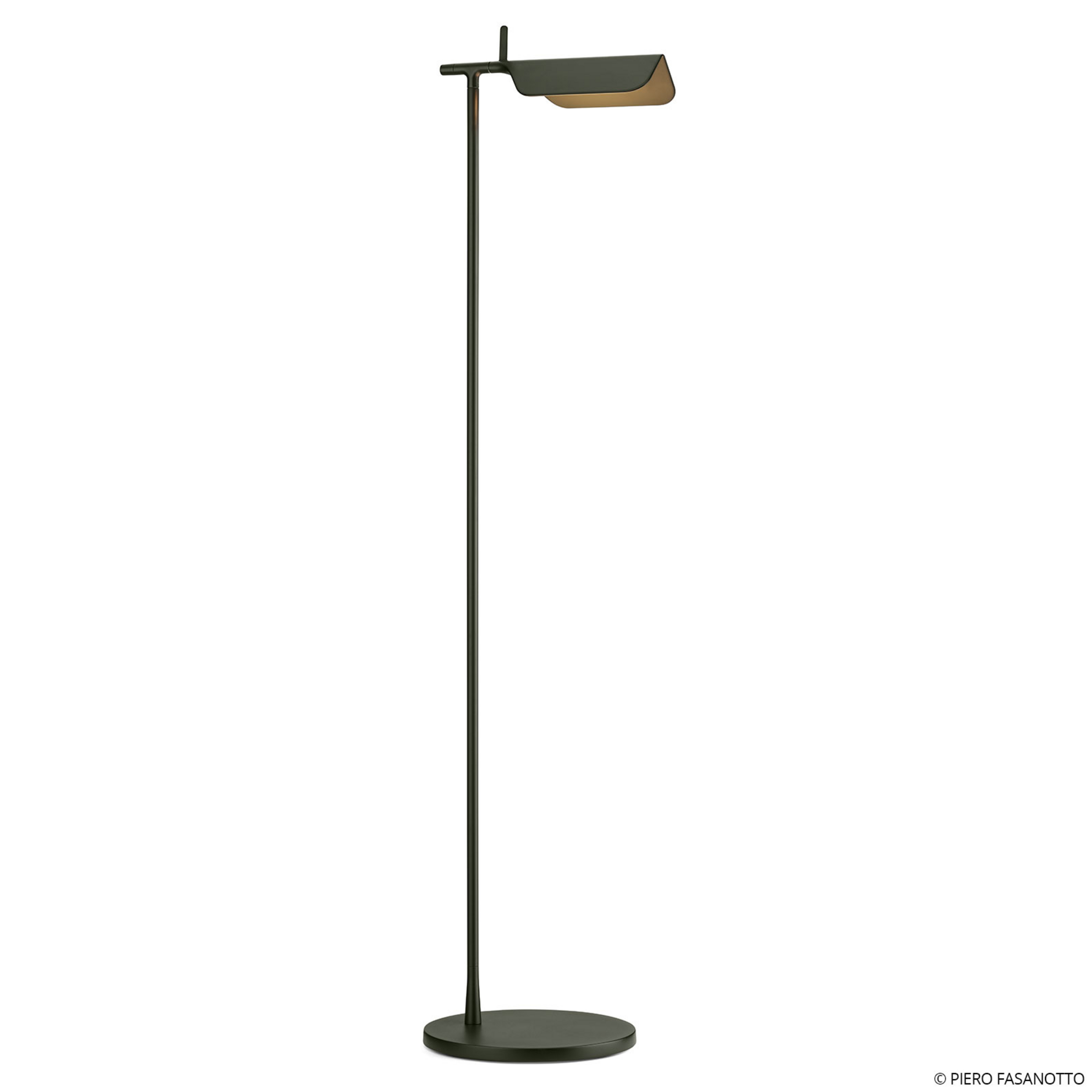 Tab F LED Lampadaire Vert foncé mat - FLOS
