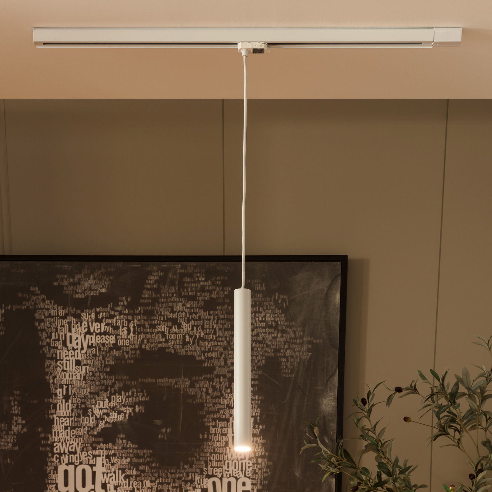 Arcchio Ejona suspension LED rail blanche 4/40 cm
