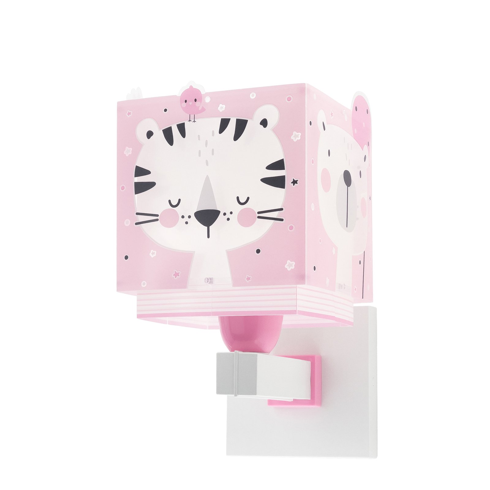 Dalber Baby Jungle wandlamp met stekker, pink