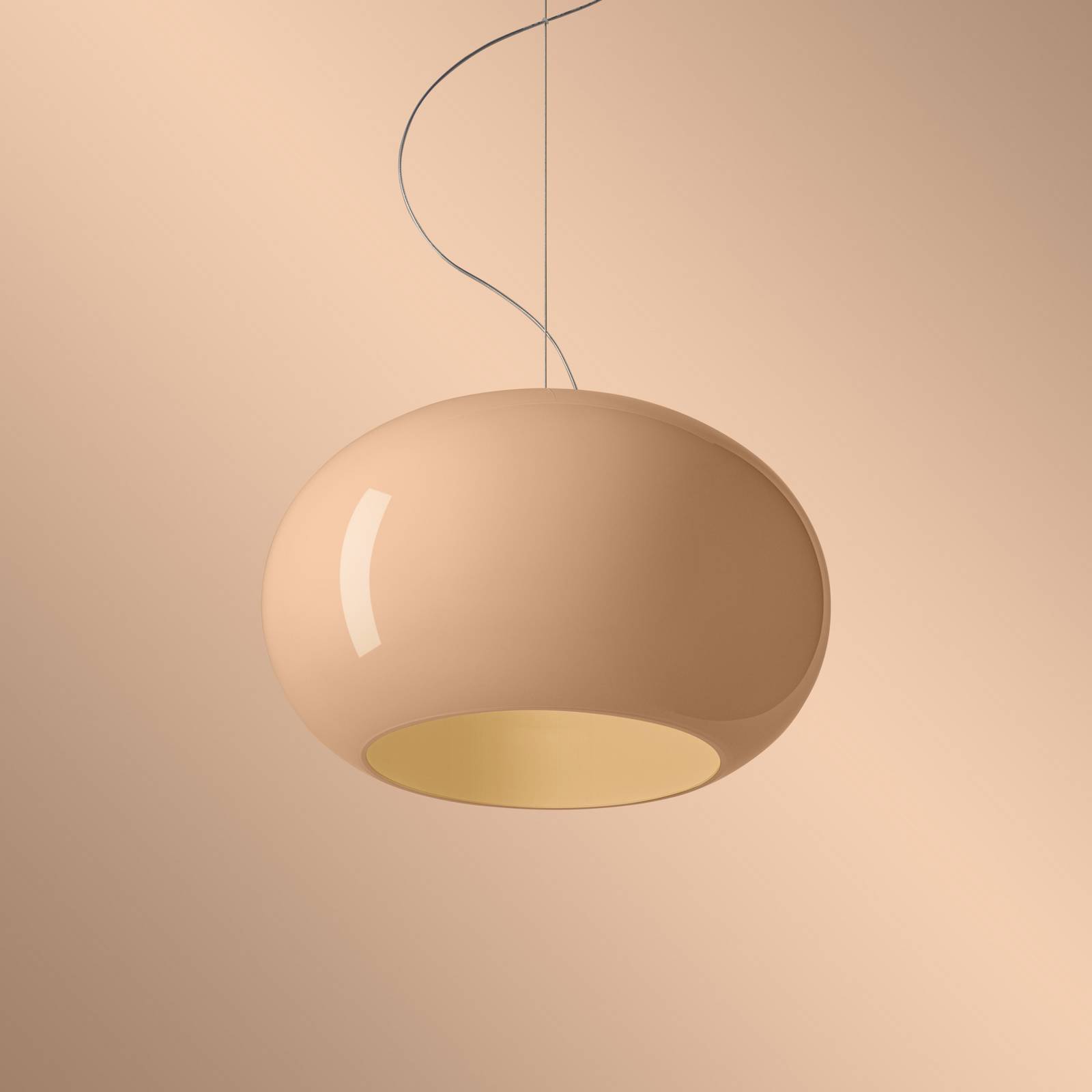 Foscarini Hängeleuchte Buds 2, cipria, E27, Abhängung 350 cm günstig online kaufen