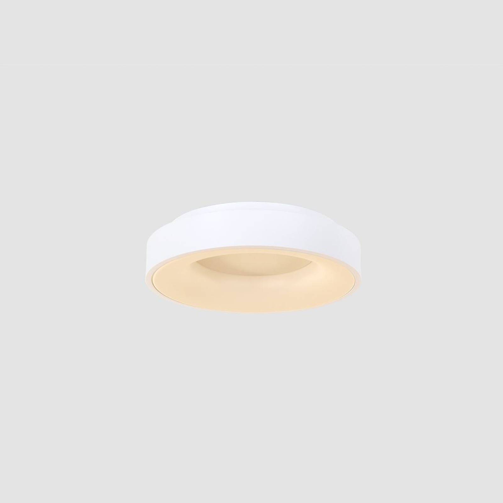 Lampa sufitowa LED Ringlede, 2 700 K, Ø 30 cm, biała, metalowa