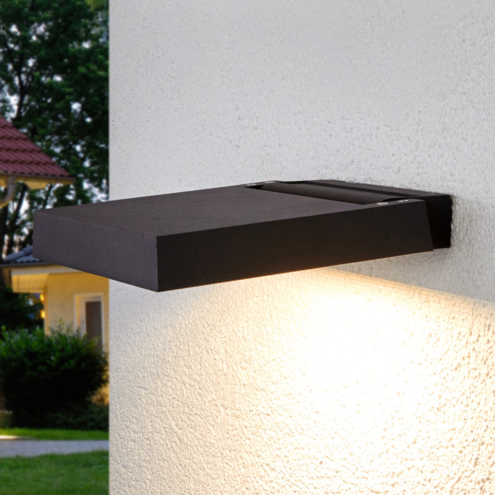 Maico Außenwandleuchte Dark Grey - Lucande