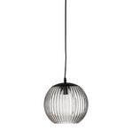 Lampada a sospensione Sybia, grigia, vetro, Ø 23 cm - Bloomingville