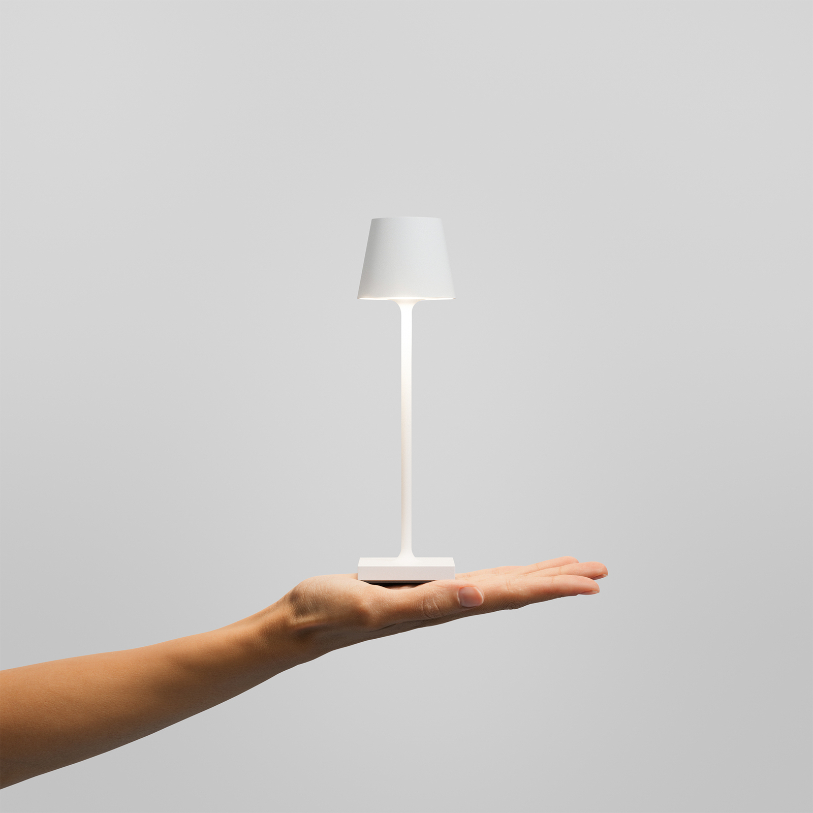 Nuindie zseb LED-es újratölthető asztali lámpa, hófehér