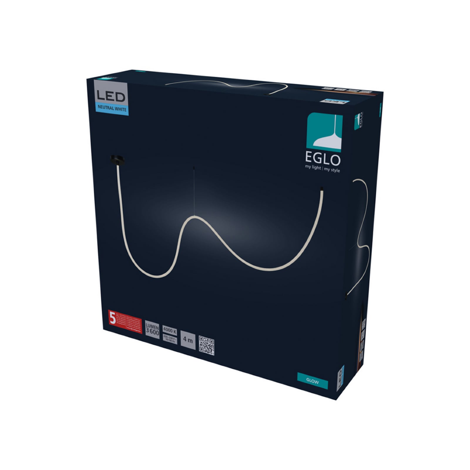 Manguera de luces LED EGLO GLOW, longitud 400 cm, 4.000 K Manguera de luces LED EGLO GLOW, longitud 400 cm, 4.000 K