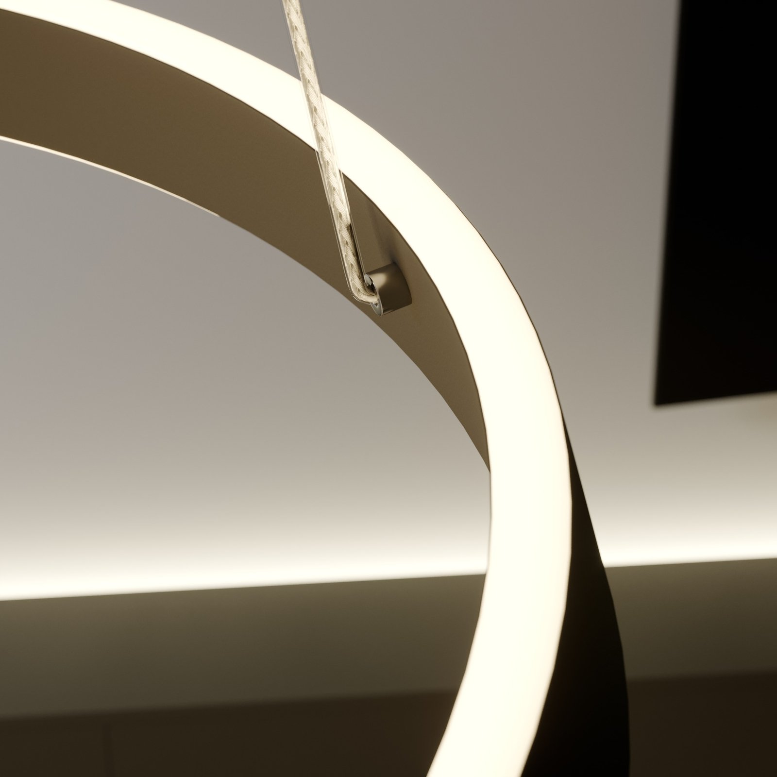 Olada LED Pendant Black - Lindby