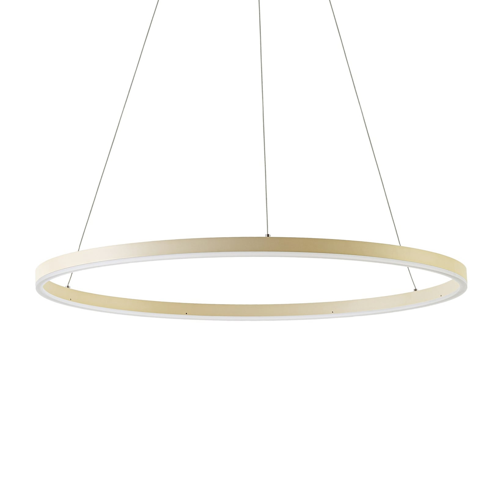 Albiona LED-Hängeleuchte, beige, 1 Ring, Ø 80 cm - Arcchio Albiona LED-Hängeleuchte, beige, 1 Ring, Ø 80 cm - Arcchio