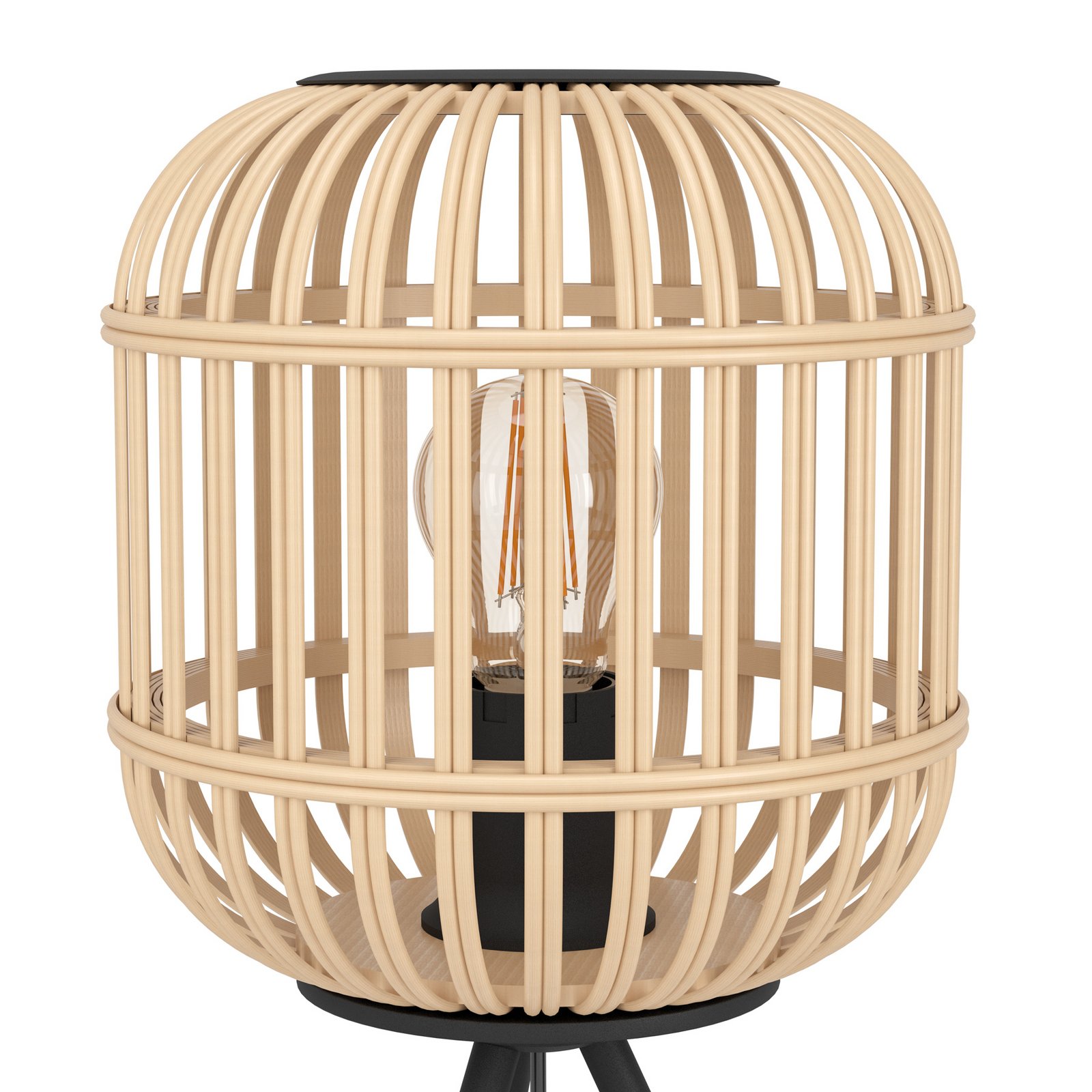 Bordesley bordlampe med træskærm