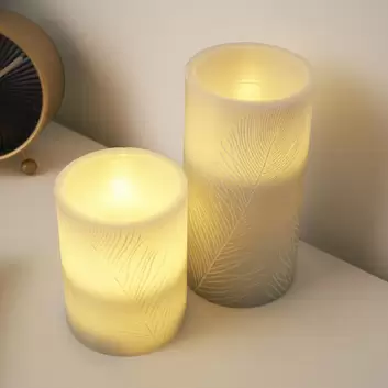 Pauleen Glowing Glitter Candle LED-Kerze 2er Set