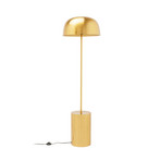 Lampe sur pied KARE Loungy, couleur or, métal, 160 cm, E27