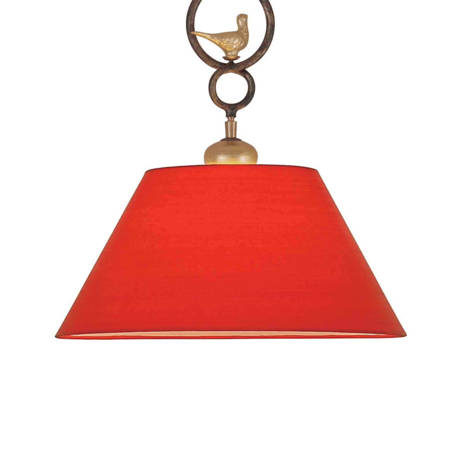 Decoratieve hanglamp PROVENCE CHALET in rood
