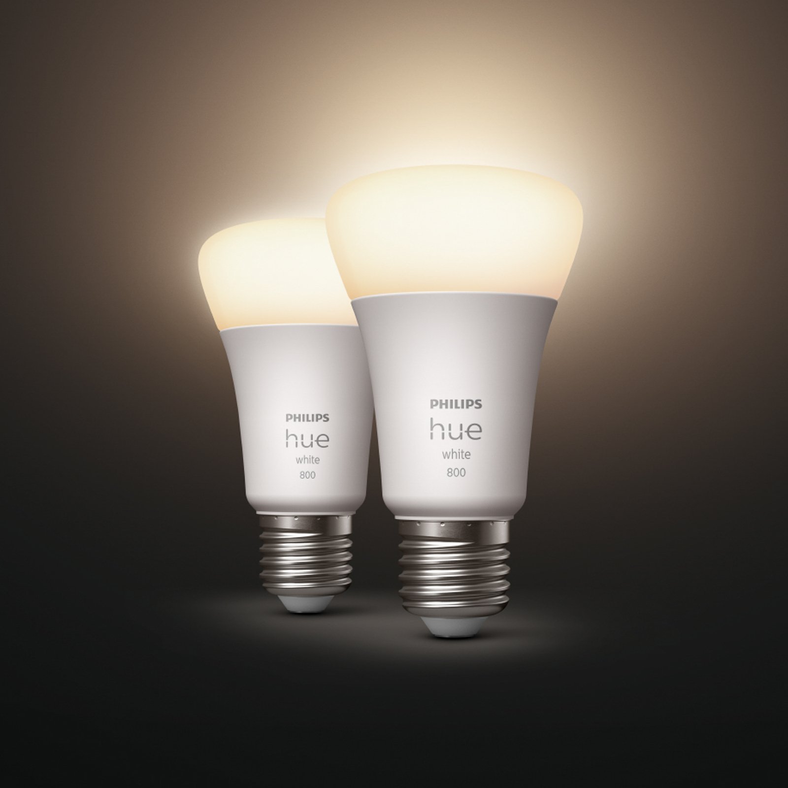 Philips Hue White 9 W E27 LED-lamppu, 2 kpl
