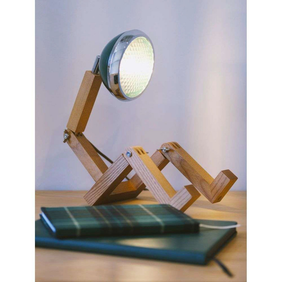 MR. Wattson bordslampa 28 cm aluminium/mörkgrön Piffany Copenhagen, grön från MR. Wattson