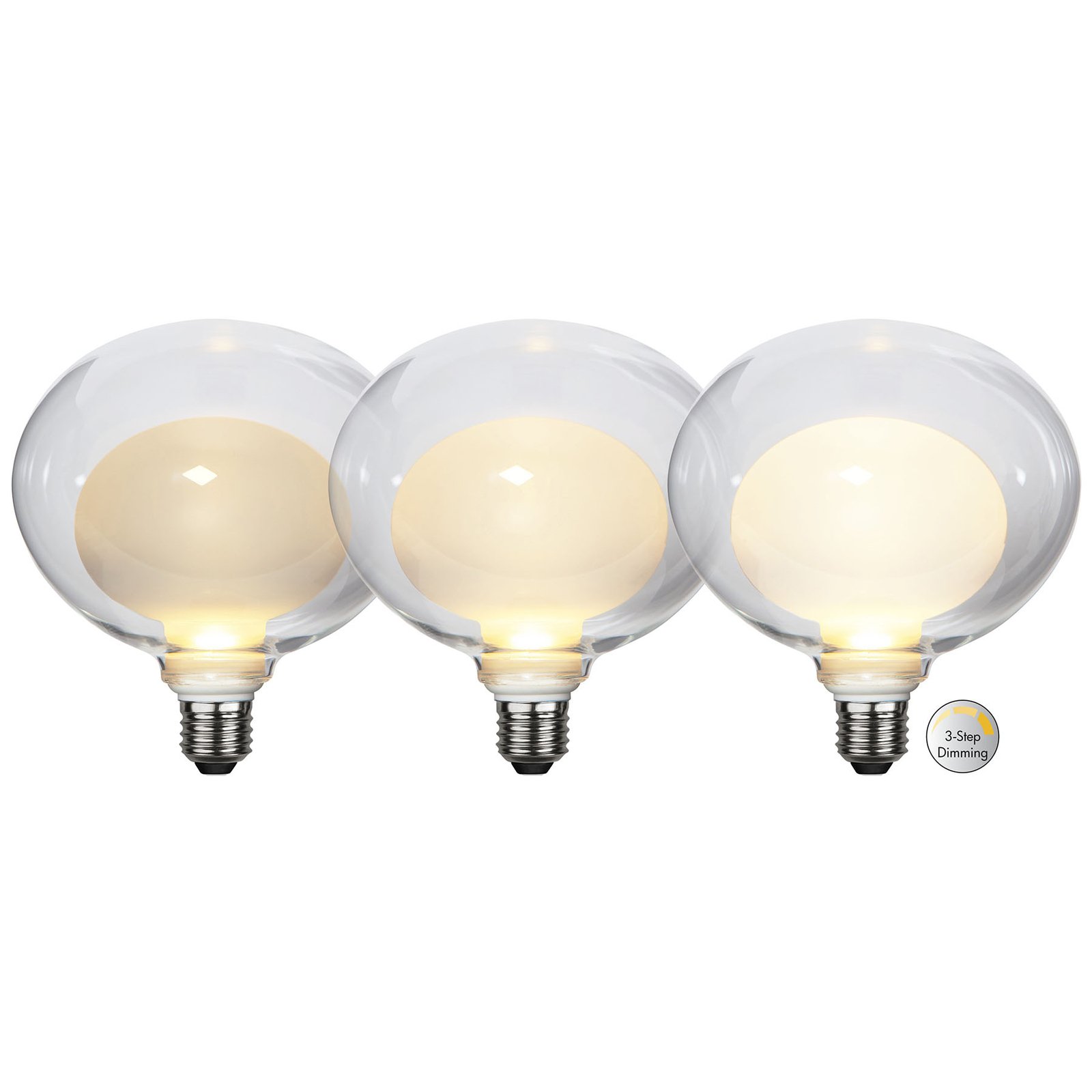 Ampoule LED Space E27 3,5 W G150 opale 3-step dim