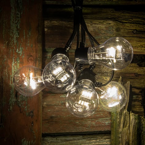 LED-Lichterkette Glühfadenoptik warmweiß 5-flg.