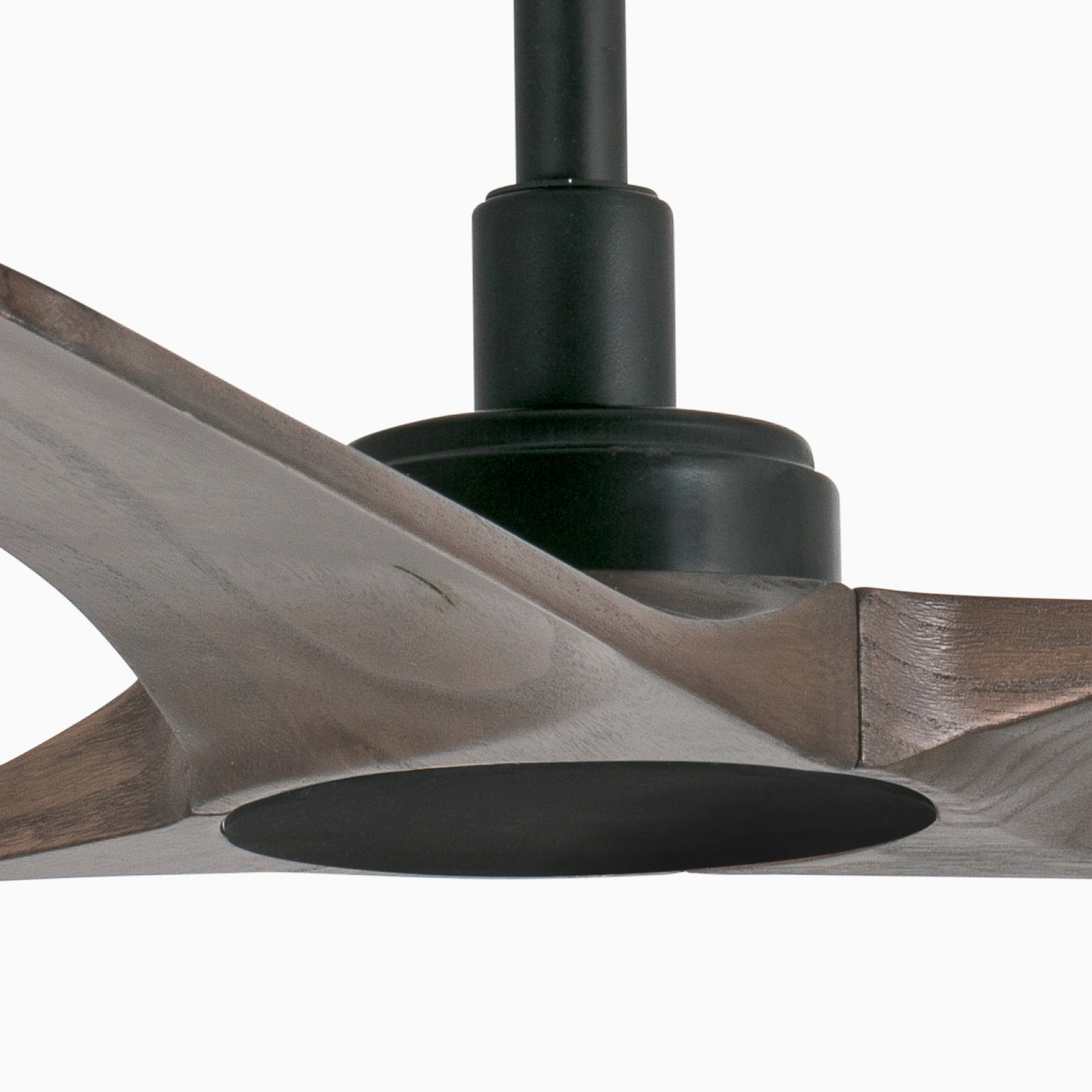 Heywood S ceiling fan, DC, quiet, black/dark wood