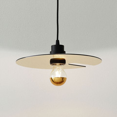 WEVER & DUCRÉ Colgante Mirro 1.0 250cm negro/oro