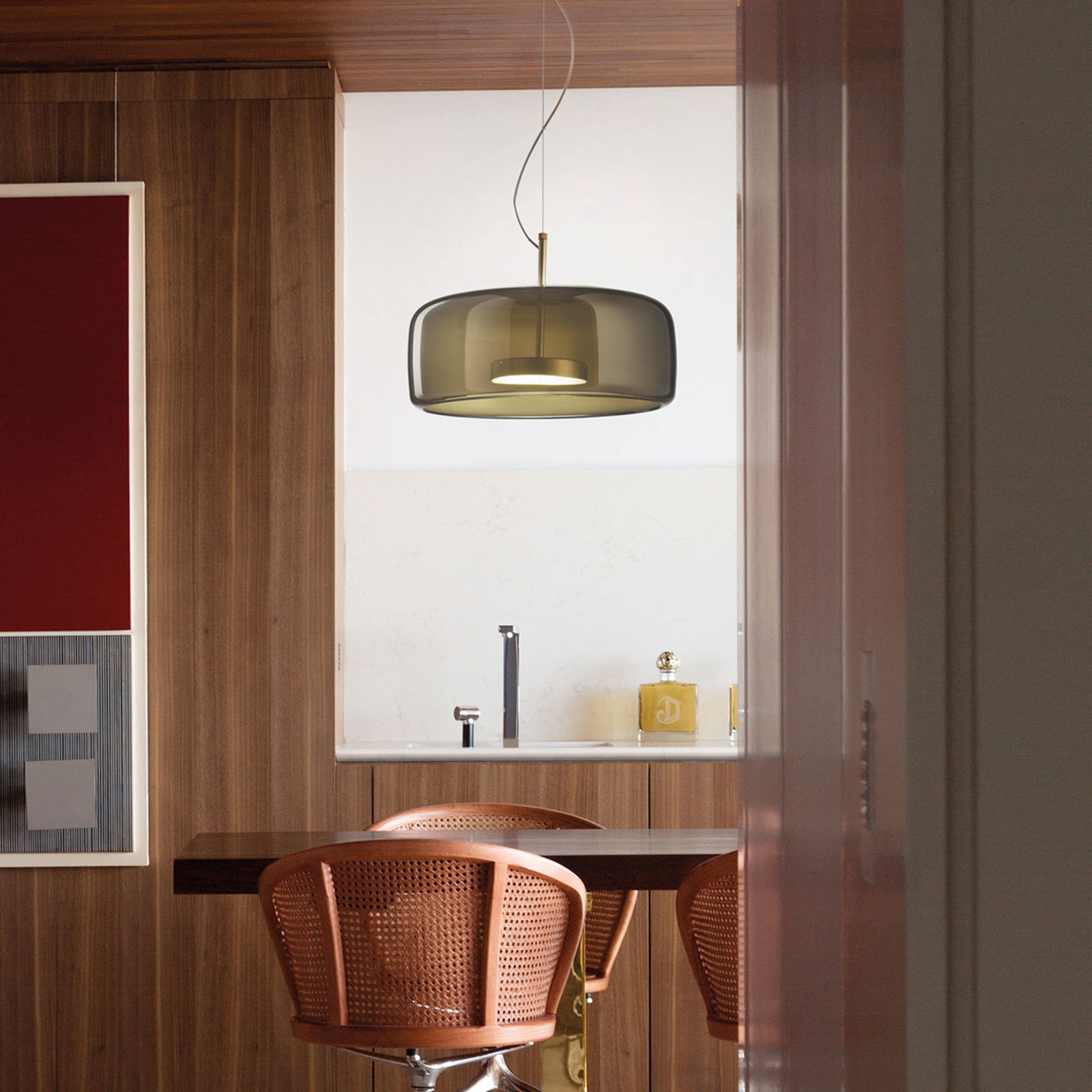 LED-Hängeleuchte Jube SP 1 G, 3.000 K, DIM2