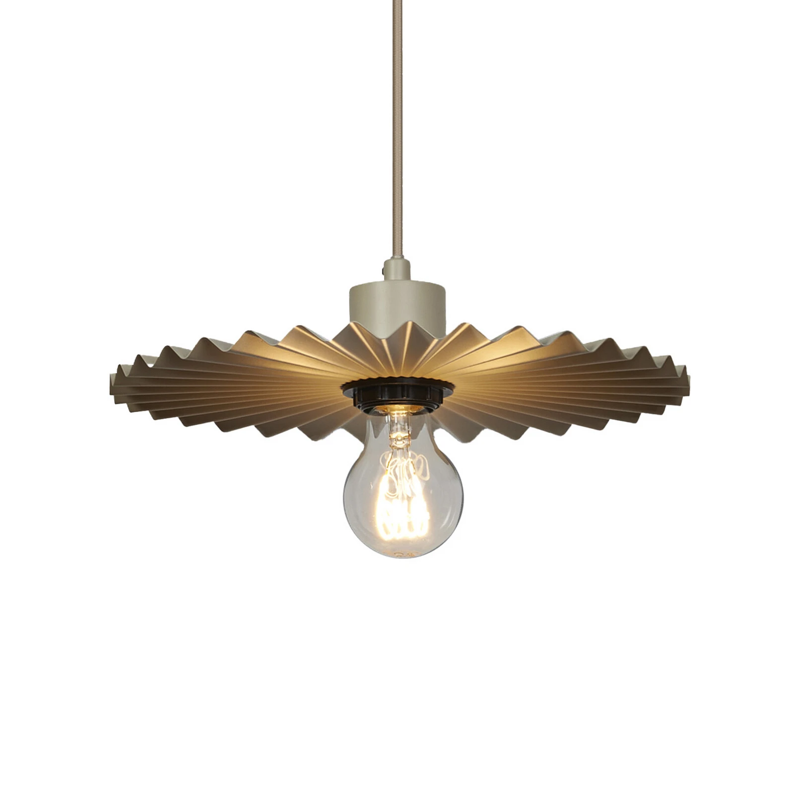 OSRAM pakabinamas šviestuvas „Decor Plissee“, smėlio spalvos, plienas, E27