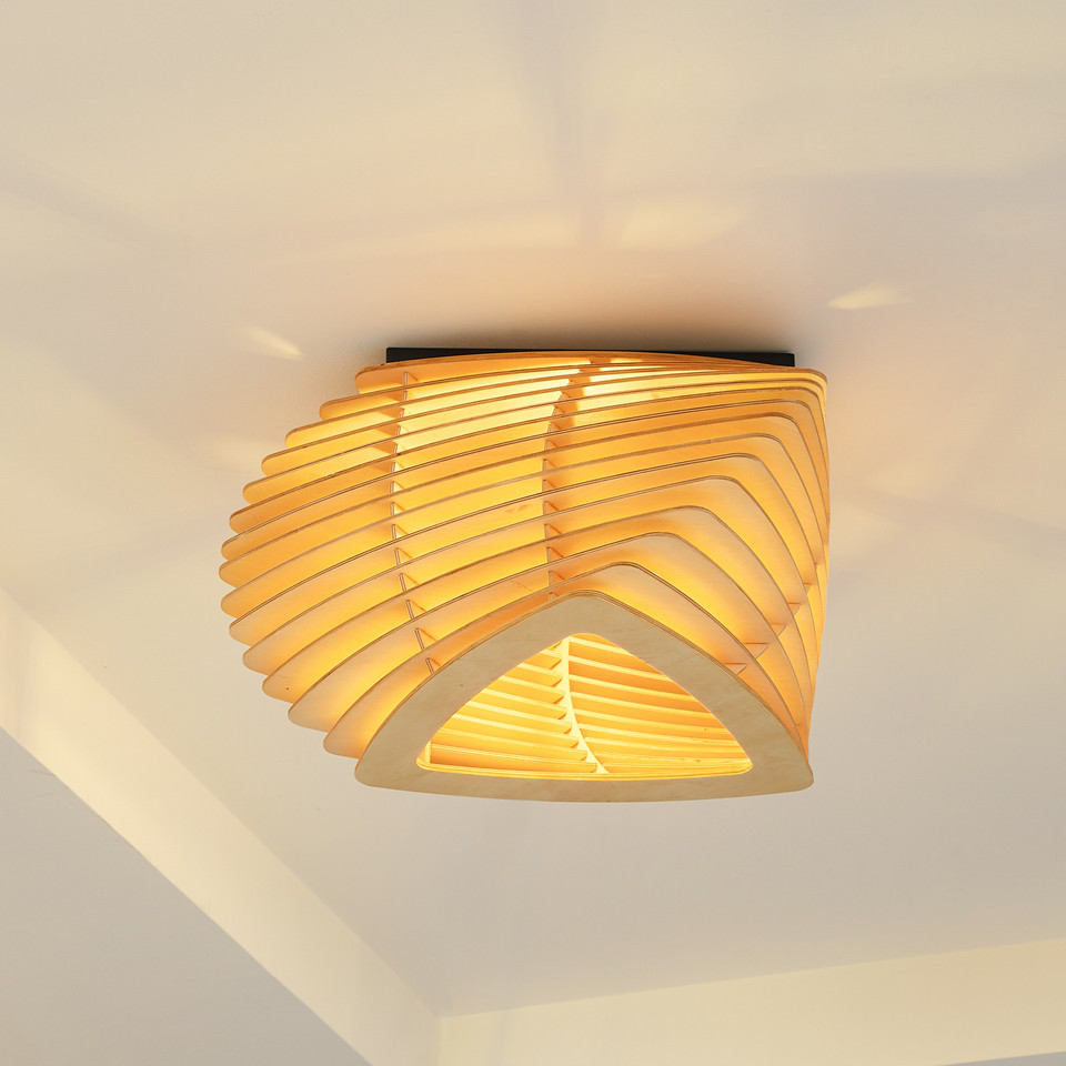 Lindby Sanza Plafond Trä, trä från Lindby