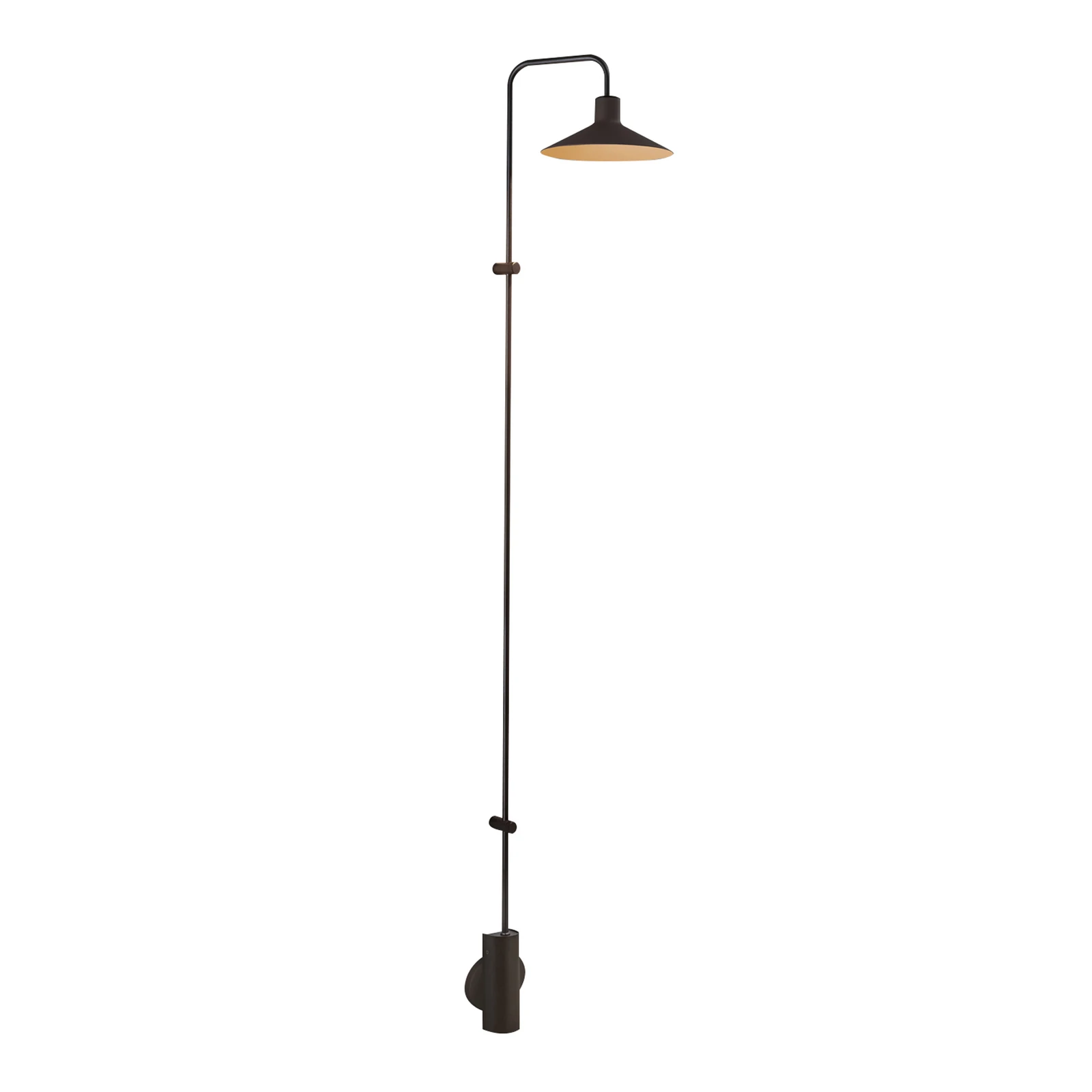 Bover Platet A06 LED sieninis šviestuvas su jungikliu, alyvuogių spalvos