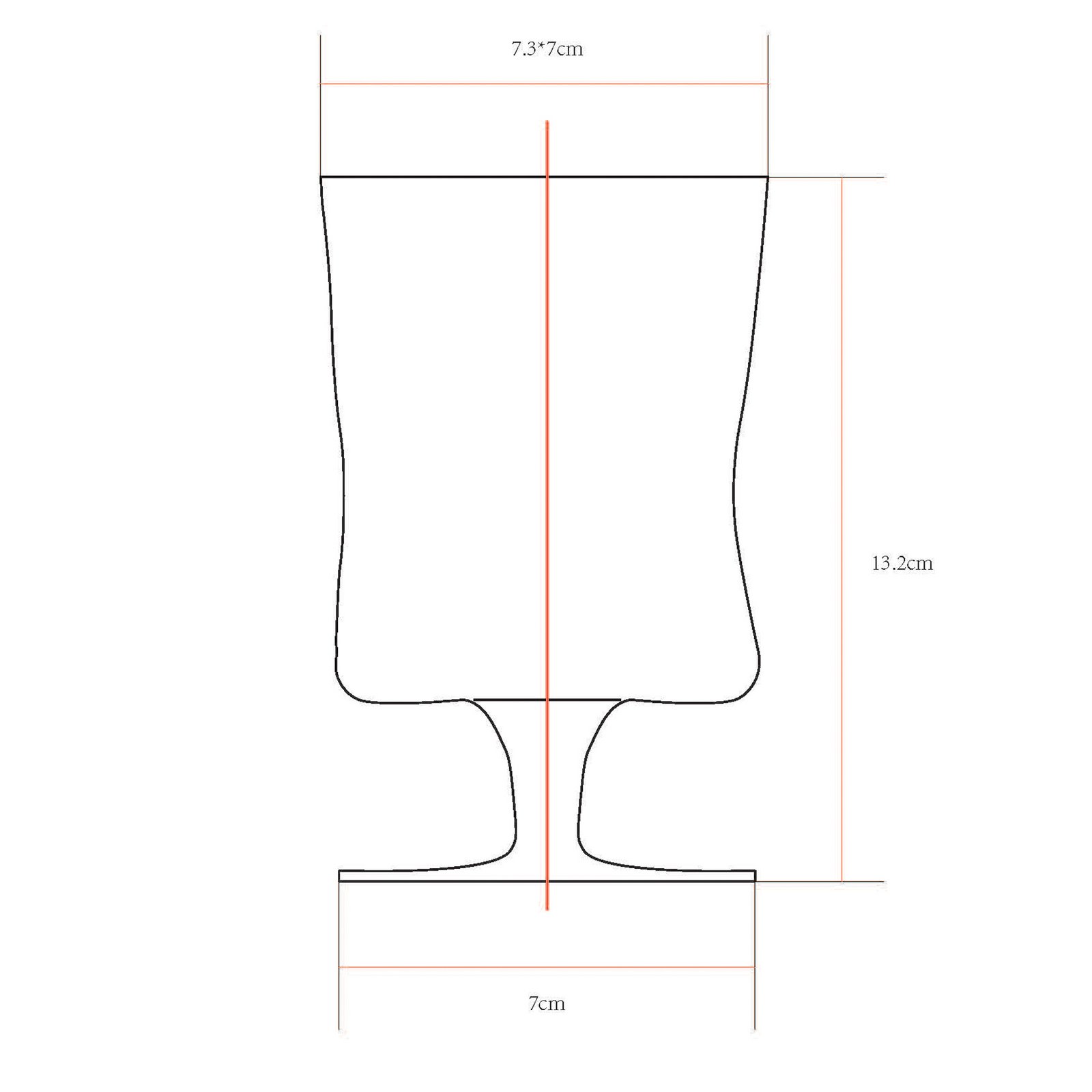 HDSand wine glass, height 13 cm, clear, set of 4 - House Doctor