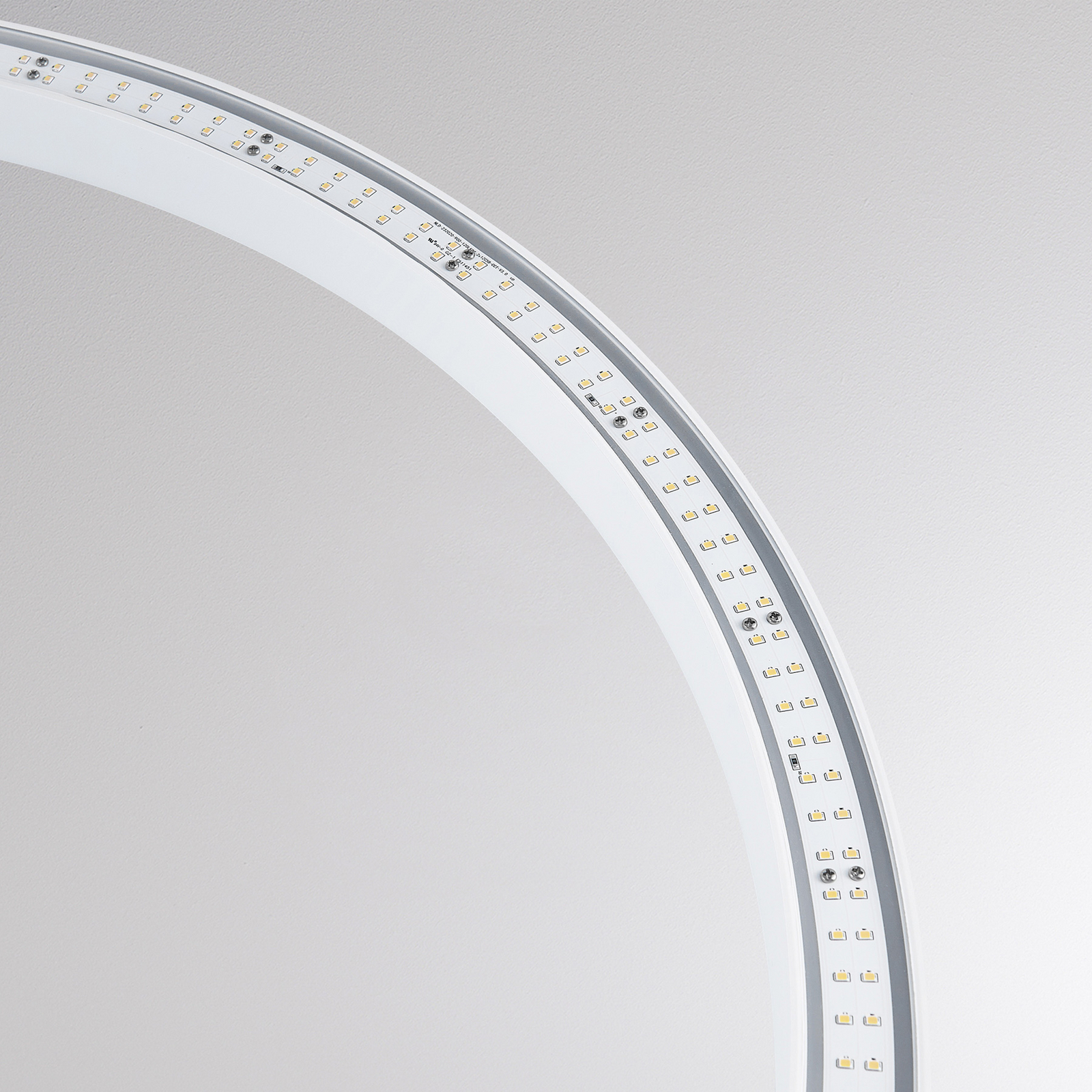 LED-riippvalgusti PERFORA PRO L, Ø 91 cm, valge, DALI üles/alla, CCT