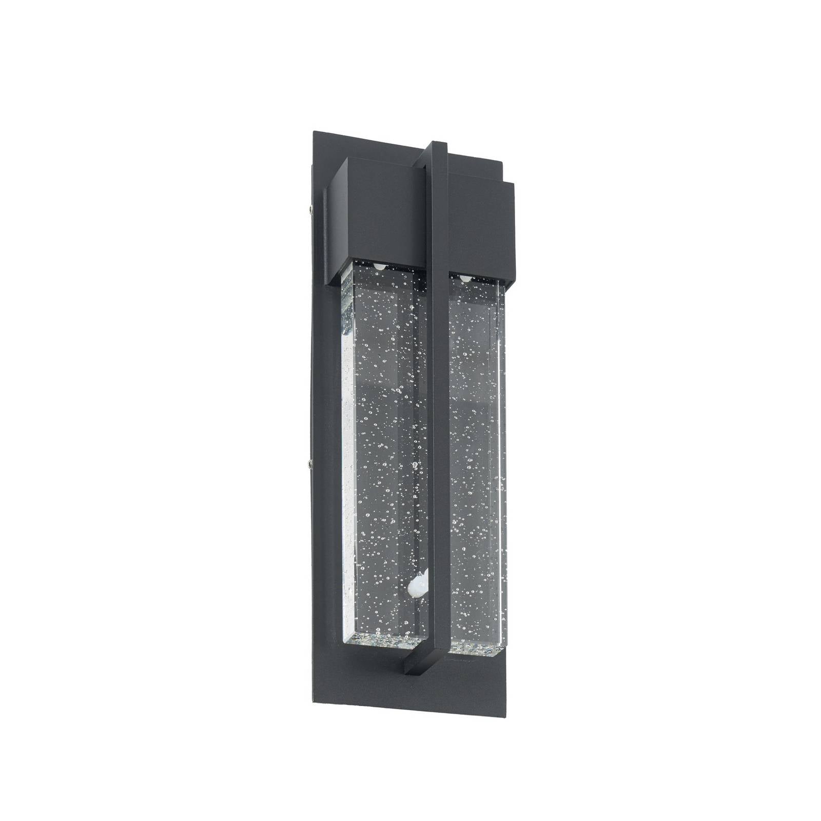 Lucande LED-Außenwandlampe Velune, anthrazit/klar, 35cm, CCT