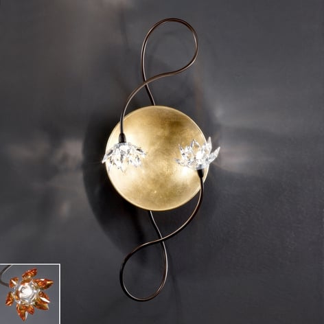 Applique florale FIORELLA à 2 lampes