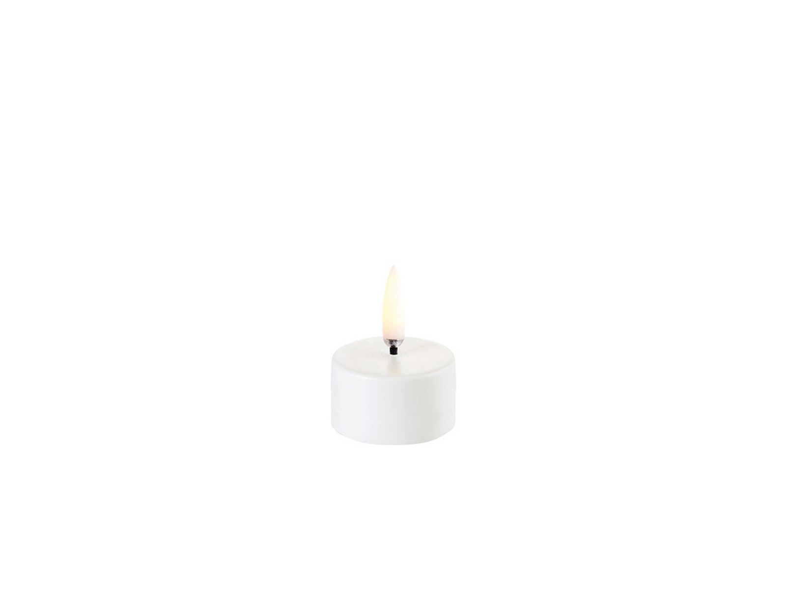 Tealight LED w/Battery 4 x 2,1 cm Nordic White - Uyuni Lighting